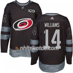 Carolina Hurricanes Trikot Justin Williams 14 1917-2017 100th Anniversary Adidas Schwarz Authentic - Herren